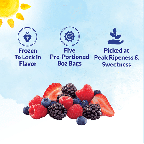 Dole Mixed Berries Frozen Fruit