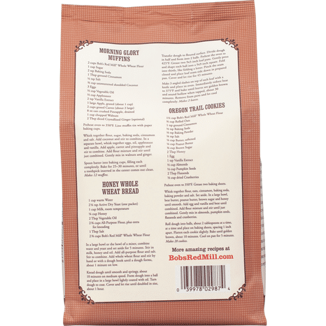 Bob's Red Mill Whole Wheat Flour, Organic
