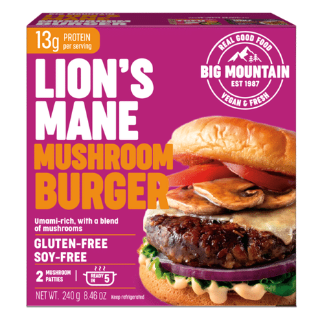 Big Mountain Foods Lion's Mane Mushroom Burger