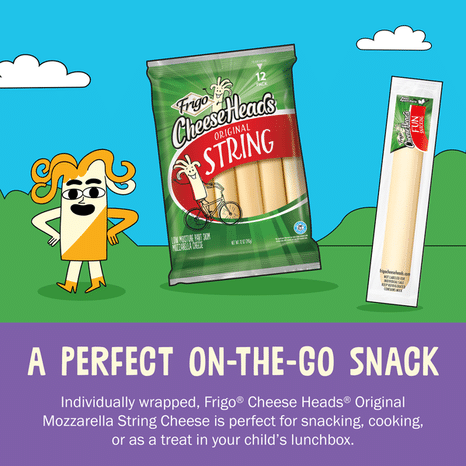 Frigo Cheese Heads Original Mozzarella String Cheese
