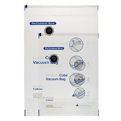 The Container Store Variety Cube Vacuum Bags - Clear