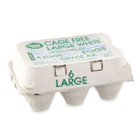 Great Value Grade Aa Cage Free Large White Eggs
