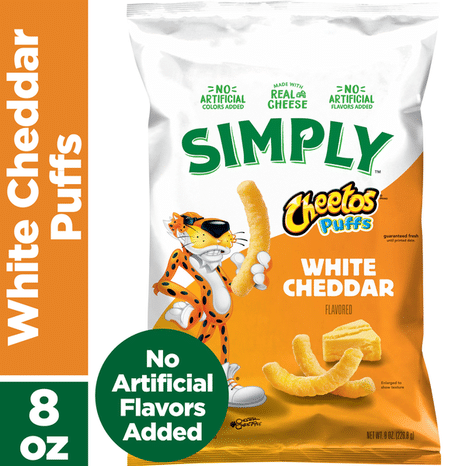 CHEETOS Simply Puffs White Cheddar Cheese Flavored Snacks