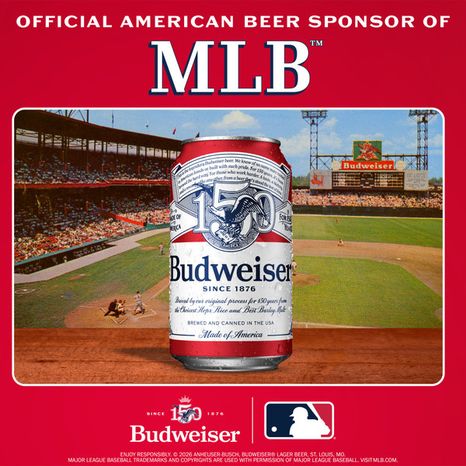 Budweiser American Lager Beer 25 Fl Oz Can