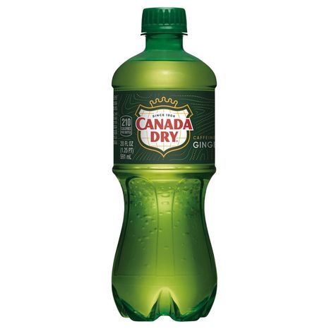 Canada Dry Ginger Ale Soda, 20 fl oz bottle
