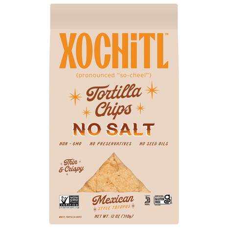 Xochitl Mexican Thin & Crispy No Salt Tortilla Chips