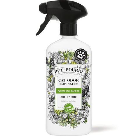 Pet~Pourri Cat Odor Spray, Air + Fabric
