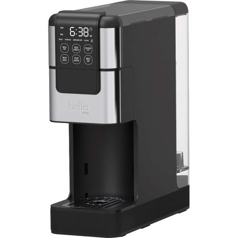 bella PRO Perfect Grind Programmable Single-Serve Coffee Maker With Integrated Burr Grinder - Stainless Steel