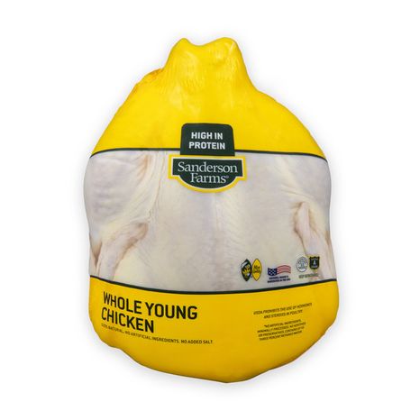 Sanderson Farms Whole Frying Single Chicken