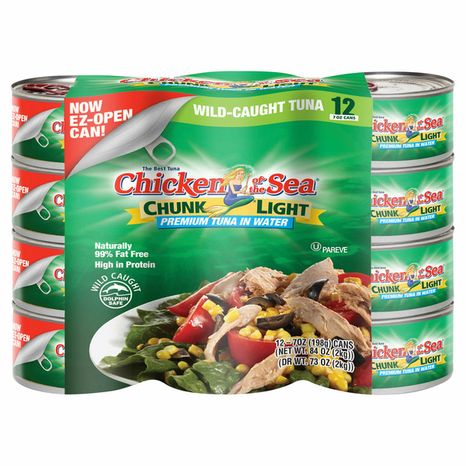 Chicken of the Sea Chunk Light Tuna in Water 12 pack