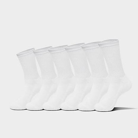 Implus Women's Sof Sole Crew Socks, Medium - White