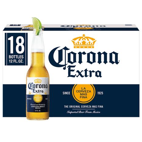 Corona Extra Mexican Lager Import Beer Bottles