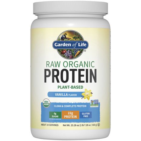 Garden of Life Protein, Organic Plant Formula, Vanilla