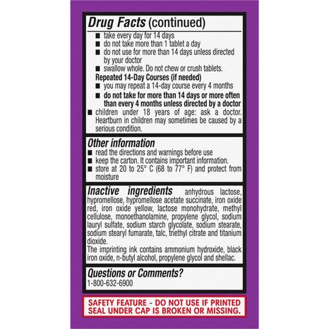 Kroger Omeprazole 20 Mg Delayed-release Acid Reducer Tablets