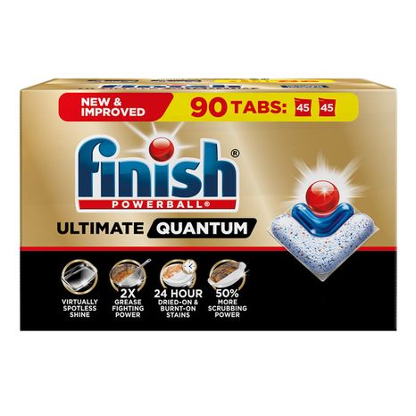 Finish Powerball Ultimate Quantum Dishwasher Detergent Tabs