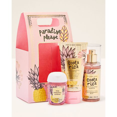 Bath & Body Works Pink Pineapple Sunrise Mini Gift Set
