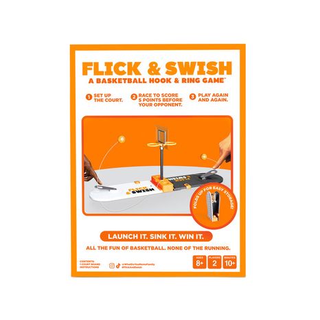 Relatable Flick & Swish Basketball Hook & Ring Game for Kids