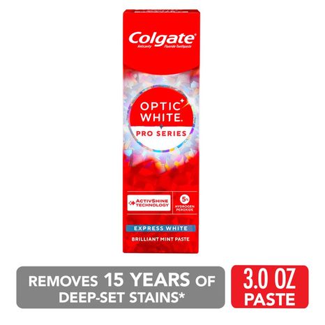 Colgate Pro Series Express White Brilliant Mint Toothpaste