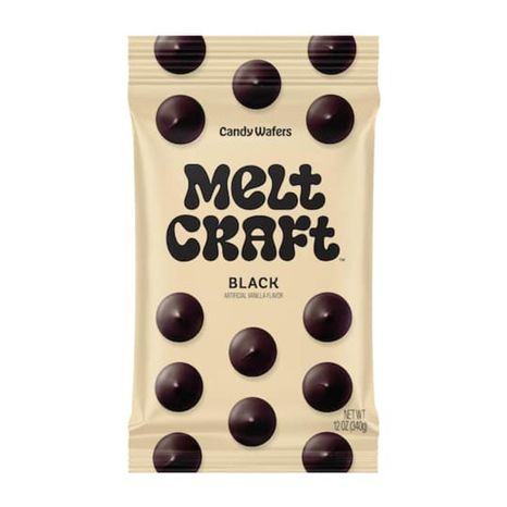 Melt Craft Black Vanilla Candy Wafers