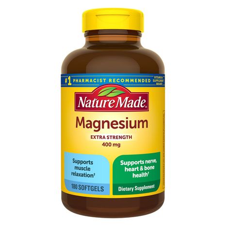 Nature Made Extra Strength Magnesium 400 mg Softgels