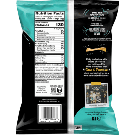 Stacy's Baked Pita Thins Sea Salt