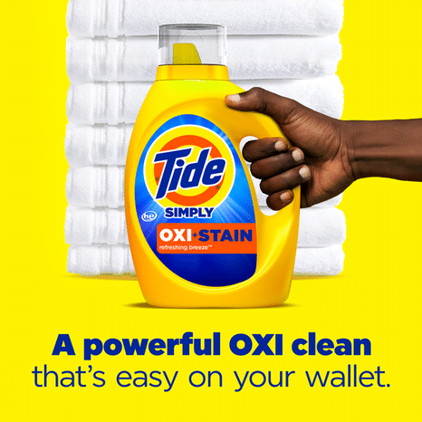 TIDE Simply Oxi Boost + Ultra Stain Release, 31 fl oz, 22 Loads