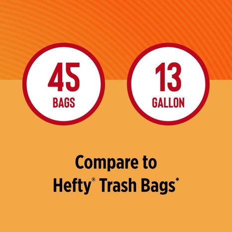 Total Home Lemon Scent Tall Kitchen Trash Bags