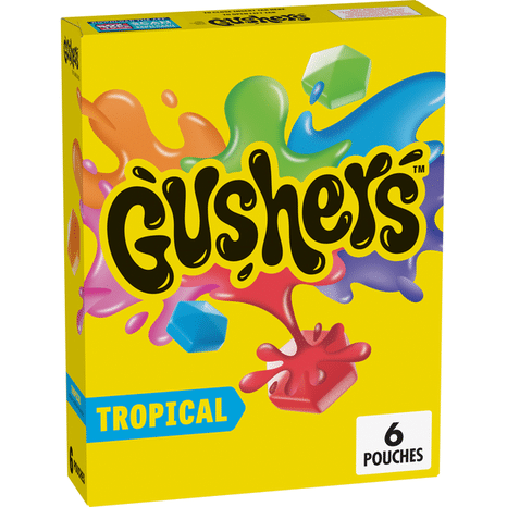 Gushers Tropical Fruit Flavored Snacks