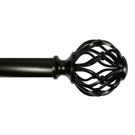 Winslow Bronze Cage Curtain Rod