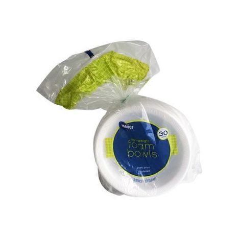 Meijer Foam Soak Proof Bowls