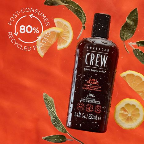 American Crew Shampoo, Conditioner and Body Wash, 3-in-1