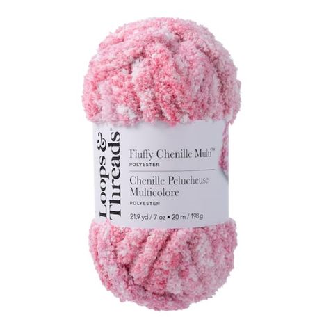 Loops & Threads Fluffy Chenille Multi Yarn