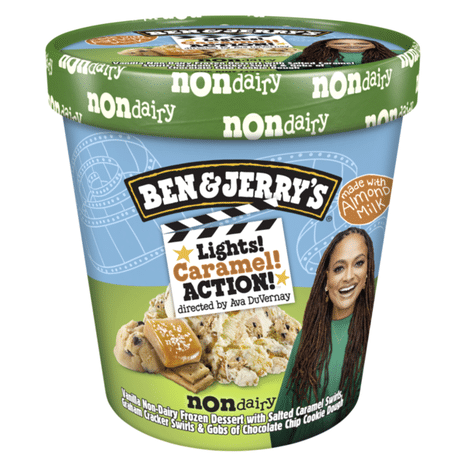 Ben & Jerry's Non-Dairy Vanilla Lights! Caramel! Action!™ Frozen Dessert