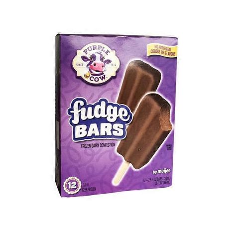 Purple Cow Fudge Bars