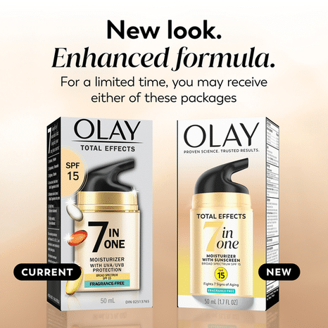 Olay Total Effects Face Moisturizer SPF 15, Fragrance-Free