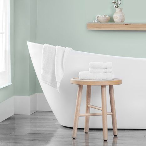 Purely Indulgent 4 Piece Hand Towel & Wash Cloth Set - White