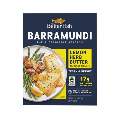 The Better Fish Lemon Herb Butter Barramundi