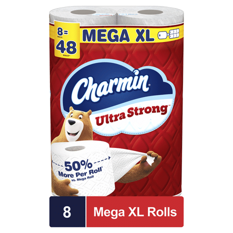 Charmin Ultra Strong Toilet Paper Mega XL Rolls