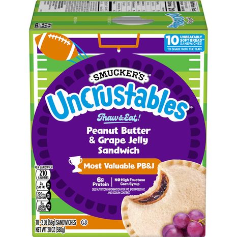 Smucker's Uncrustables Peanut Butter & Grape Jelly Sandwich