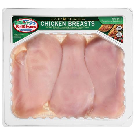 Bell & Evans Organic Boneless & Skinless Chicken Breast