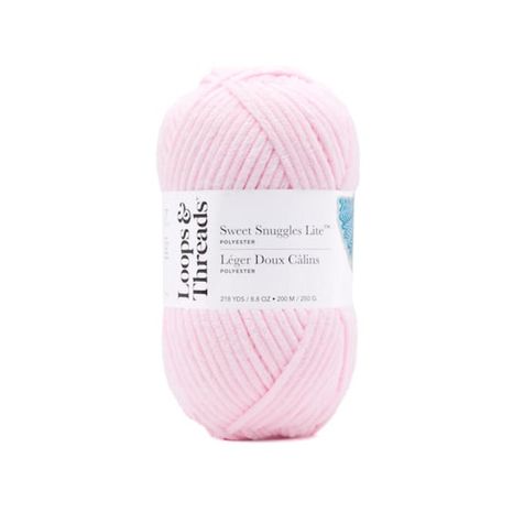 Loops & Threads Sweet Snuggles Lite Yarn - Bare Pink