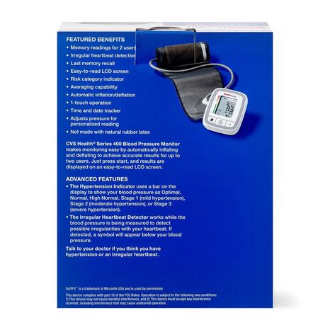 CVS Health Series 400 Blood Pressure Monitor Kit