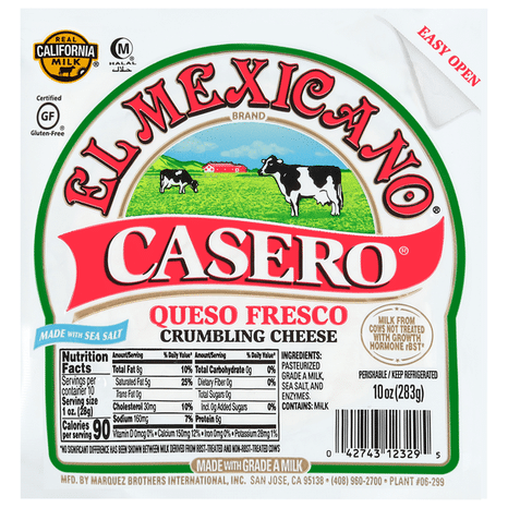 El Mexicano Casero Queso Fresco Crumbling Cheese