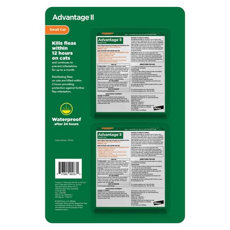 Advantage Small Cat 8 Month Supply II Flea Treatment & Prevention