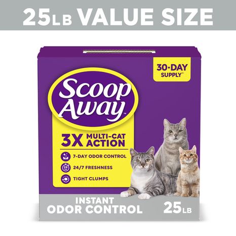 Scoop Away Clumping Cat Litter, Clean Breeze Scent