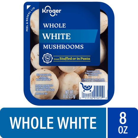 Kroger Whole White Mushrooms