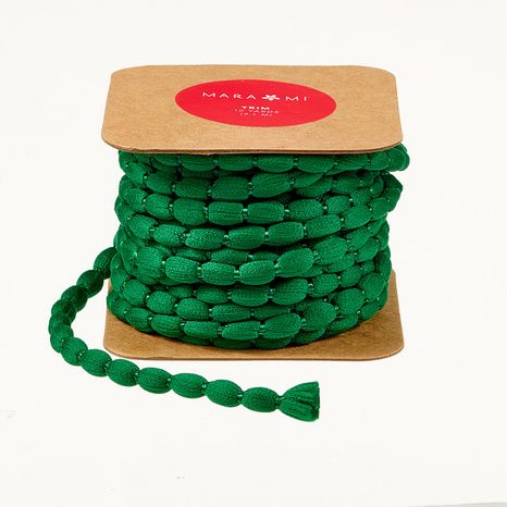 The Container Store Ribbon Pom Pom, 1-1/2 in x 10 yd - Green