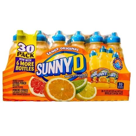 SunnyD Citrus Punch, Tangy Original, 30 Pack