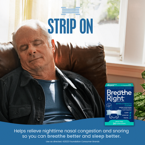 Breathe Right Nasal Strips, Extra Strength Clear