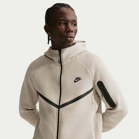 Nike Men's Tech Fleece Full-Zip Windrunner Hoodie, M - Cream II
